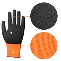 Guantes de Trabajo MaxiTough 13G con Recubrimiento de Espuma de Látex y Filamento de Poliéster, Guantes de Seguridad Transpirables con Palma Reforzada para Construcción y Jardinería