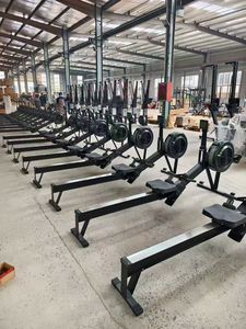 Air Resistance Rowing Machine With Button Monitor Full Body Cardio Training Indoor Commercial Fitness <b>Rower</b> - Product Image 6