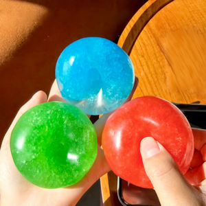 Balle Slushy Colorée, Jouet Anti-Stress, Cadeau Relaxant, Balle en Gelée Sucrée, Jouets Fidget pour Adultes - Product Image 1