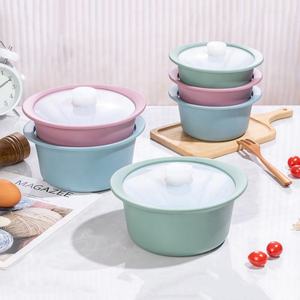 Boîte à lunch en silicone pour la maison, récipient de conservation alimentaire, pot à soupe, bol de cuisson vapeur en silicone de qualité alimentaire pour micro-ondes - Product Image 1