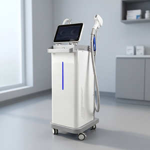 Machine professionnelle d'épilation au laser à diode 808 nm avec système de refroidissement, machine d'épilation au laser à diode pour le rajeunissement de la peau - Product Image 1