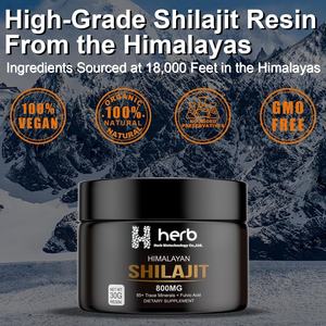Resina de Shilajit de Marca Privada ODM/OEM, Suplemento Enzimático de Shilajit Puro del Himalaya con Ácido Fúlvico y Más de 85 Minerales Traza para Hombres y Mujeres - Product Image 4