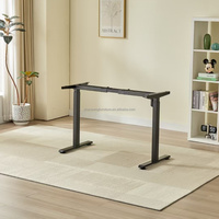 Bureau debout électrique moderne à hauteur réglable à double moteur pour le bureau à domicile Ergonomique avec montage facile