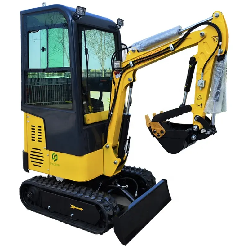 Kính thiên văn backhoe Trailer xây dựng các bộ phận máy hẹp flail xoay xô vật lộn thủy lực Búa mini backhoes