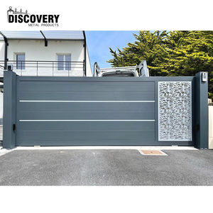 Allée coulissante automatique Portail de luxe en aluminium personnalisé Coulissant House Gate Designs Pictures for Villa - Product Image 5