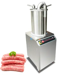 Büyük kapasiteli hidrolik vakum sosis dolum makinası et ürünleri yapımı