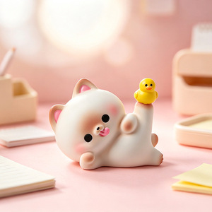 Yu Mo Craft Meow <b>Sweet</b> Fun Collection Cute Cat Figurine 8Pcs With Hidden Edition Blind <b>Box</b> Toy Ornament - Product Image 3