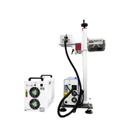 2024 PE HDPE PPR pipa PVC Printer kabel 3w 5w 10w UV serat Co2 Online Laser terbang ukiran cetak menandai harga mesin