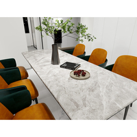 Table à manger en céramique, table basse, mur de fond, surface polie à grain sec, résistante aux acides, antidérapante pour chambre à coucher, hall