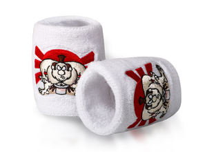 โรงงานคิงสปีด ราคาขายส่ง ผ้าฝ้าย 100% ระบายอากาศได้ดี น้ำหนักเบา เป็นมิตรกับสิ่งแวดล้อม สายรัดข้อมือแบบซิปสำหรับเล่นกีฬากลางแจ้ง สายรัดข้อมือแบบยืดหยุ่น - Product Image 3