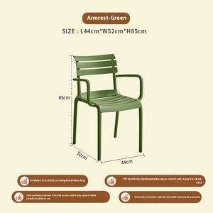 <strong>Garden</strong> Cafe bar PP Stripe Back Modern Design <strong>Stackable</strong> Plastic <strong>Garden</strong> <strong>Chairs</strong> Outdoor - Product Image 6