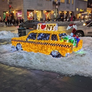 Maßgefertigtes Großes Outdoor 3D LED Fahrzeug-<span class=keywords><strong>Traktor</strong></span>-Motiv-Licht für Weihnachten, Straßen, Parks und Landschaftsdekoration - Product Image 5