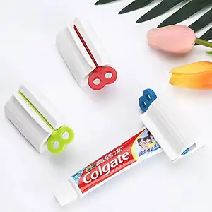 Tubo De Pasta De Dientes Exprimidor <strong>Toothpaste</strong> Dispenser Squeeze Plastic <strong>Toothpaste</strong> <strong>Tube</strong> <strong>Squeezer</strong> - Product Image 1