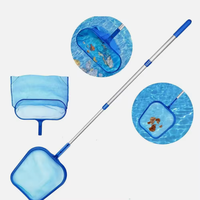Profession eller Hersteller Aluminium Deluxe Durable Round blau grau Leaf Skimm für Schwimmbad