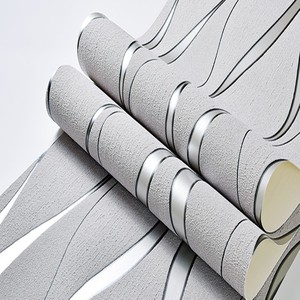 Giấy Dán Tường 3d Hiện Đại Đơn Giản Trang Trí Nhà Cửa Đường Cong Sọc Phòng Khách Nền TV Phòng Ngủ Giấy Dán Tường Trang Trí - Product Image 3