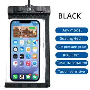 Funda impermeable para teléfono móvil, protección completa IPX8, a prueba <span class=keywords><strong>de</strong></span> agua, con brújula - Product Image 1