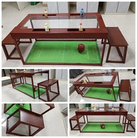 CUZU – nouvelle cage de jeu de football, table de cage de football, sous-football assis d'intérieur