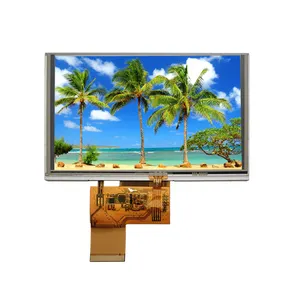 5 인치 TFT 디스플레이 800x480 LCD 저항 터치 스크린
