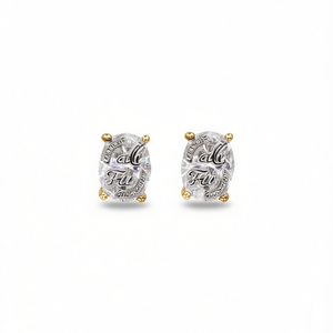 Boucles d'oreilles All Fu Diamond, taille ovale, or massif 18 carats, bijoux classiques pour femmes, à porter tous les jours, couleur G, diamants naturels - Product Image 1