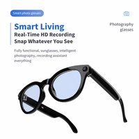 V03-T6 2026 Nuevas Gafas Inteligentes con Cámara, Asistente IA, WiFi6, Llamadas BT y Traducción, Gafas Inteligentes para el Aprendizaje