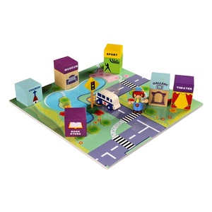 Алфавит/цифры Детские деревянные блоки игрушки - Product Image 6