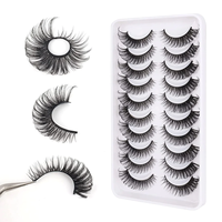 Boîte de cils en vison 3D dramatiques personnalisés VEYES, 25 mm, vente en gros, cils faux en bande complète 3D, style naturel, fournisseurs