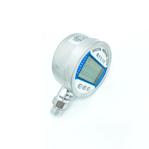 8 Units Stainless Steel 304/316 1% Accuracy Negative Digital Manifold Intelligent Water Pressure Manometer Gauge LCD Display - Product Image 4