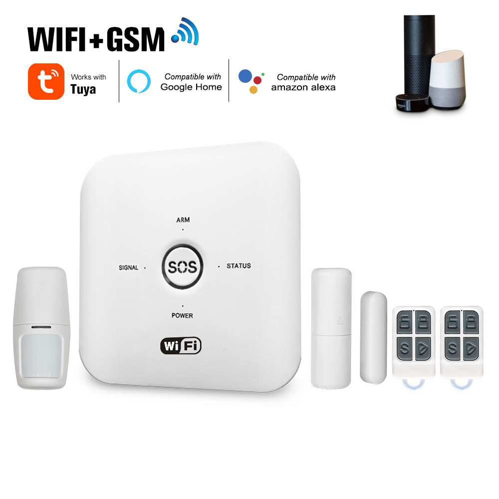 2025 Hot Selling Smart Home Devices Intelligent GSM Alarm Kit 2.4G WIFI Support Tuya App Alarm for Home Security · image 2