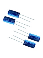 Condensateur électrolytique en aluminium Jun Fu TN4711HD20ML00BV 470uF 10x20mm pour filtrer les signaux basse fréquence dans le courant
