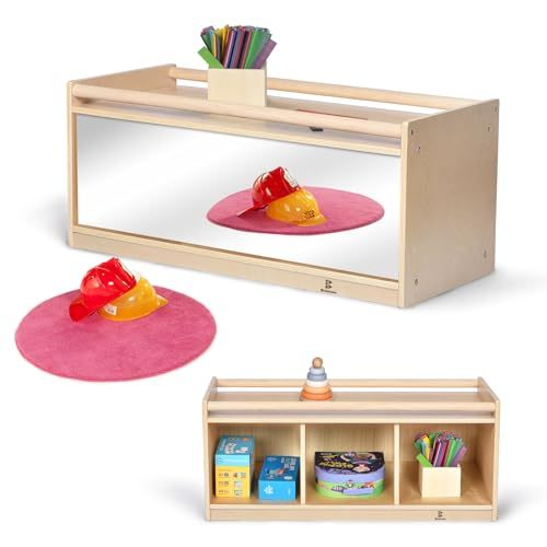 Toddler Toy Storage Mirror Back Baby