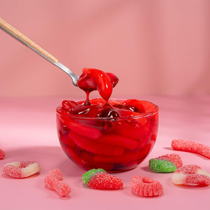 ลูกอมกัมมี่รูป<span class=keywords><strong>การ์ตูน</strong></span> รสผลไม้ บลูเบอร์รี่ แอปเปิ้ล เชอร์รี่ สีสันปรับแต่งได้ รสเปรี้ยวหวาน ฉ่ำนุ่ม เหนียวนุ่ม - Product Image 4