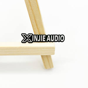 Targhetta in Alluminio Personalizzata con Logo, Placcatura in Nichel Nero Lucido, Taglio 3D e Finitura Diamantata - Product Image 6