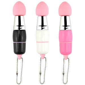 Mini AV Wand Massage gerät Bullet Vibrator mit 3 austauschbaren Köpfen Brust nippel Clit Rose Sexspielzeug für Masturbation - Product Image 4