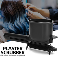Brosse Applicatrice Automatique Noire pour Teinture Capillaire, Distributeur de Couleur Professionnel pour Salon, Outil à Rouleau pour Crème Colorante Capillaire
