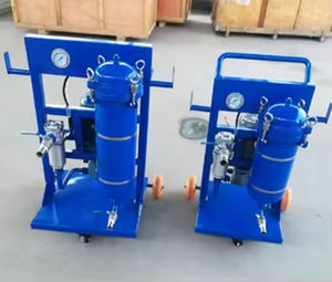 JS ชุดทำความสะอาดน้ำมันไฮดรอลิกพร้อมปั๊มเครื่องยนต์และแบริ่ง7.5KW มีความแม่นยำสูงใช้กรองน้ำมันเครื่องมีความแม่นยำสูง - Product Image 4