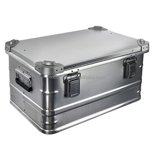Wholesale Full Aluminum <strong>Stackable</strong> Cases Storage Boxes Outdoor Camping Aluminum <strong>Tool</strong> <strong>Box</strong> Trunk &amp; Chest Collection Cargo Case - Product Image 5