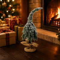 Sapin de Noël Artificiel en PE Écologique de Haute Qualité 50cm, Décoration Artisanale pour Fêtes Intérieures