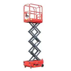 3M 5M 6M Mobile Scissor Lift Platform Electric Aerial Manlift With Ce