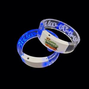 Pulsera LED Acrílica de Alta Luminosidad con 15 Colores, Logotipo Personalizado, Patrón Personalizado, No Tóxica, Ecológica, Ligera, Accesorios para Fiestas - Product Image 4
