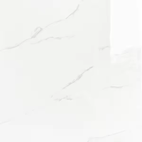 Carreaux de sol de luxe en porcelaine blanche de Carrare émaillée 60x60, carreaux de sol maison en marbre blanc vitrifié pour salon