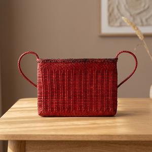 Sac fourre-tout en cuir tressé à la main Liset, sac à main naturel tissé pour femme, idéal pour les voyages, la plage ou comme cadeau - Product Image 3