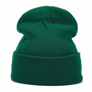Gorros de Invierno de Punto Acrílico Lisos de Color Sólido Unisex de Alta Calidad al por Mayor, Gorros Personalizados con Logotipo Bordado - Product Image 4