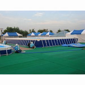 <span class=keywords><strong>Piscine</strong></span> gonflable commerciale en PVC, <span class=keywords><strong>piscine</strong></span> à cadre métallique rectangulaire à vendre - Product Image 3