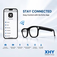Lunettes Intelligentes M08E avec Capteur de Caméra HD 13MP, Traduction IA, Stockage 4 Go, Réduction de Bruit ENC 5.4, Étanchéité Quotidienne, Double Micro, 1080P