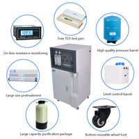 Machine à eau ultra pure de laboratoire 60 H, fournit une eau de haute pureté fiable pour les procédures et les expériences de laboratoire critiques