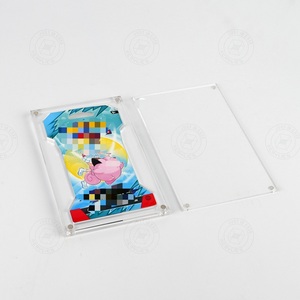 Acrylic Pokm Pack <b>Display</b> Stand with Custom Logo Easy Assembly Modern Design - Product Image 3