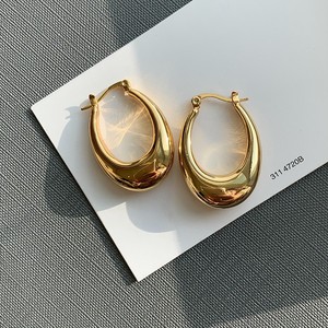 Boucles d'oreilles en acier inoxydable pour femmes, bijoux de mode en stock à vendre - Product Image 2