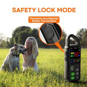 Wiederauf ladbarer elektronischer Hund Drahtloser Zaun Fern trainings halsband Smart Wireless Hunde zaun Schock halsband mit LED-Licht - Product Image 6