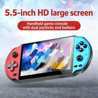 Consoles de jeux vidéo portables 2025, console de jeux PS3 pour enfants, cadeau - rétro HD 128 Go, design portable mini arcade classique