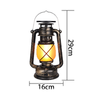 Lanterne de camping LED rétro rechargeable à l'énergie solaire, corps en plastique, crochet, style vintage, lumière extérieure, lampe de camping pour tente, indice de protection IP33